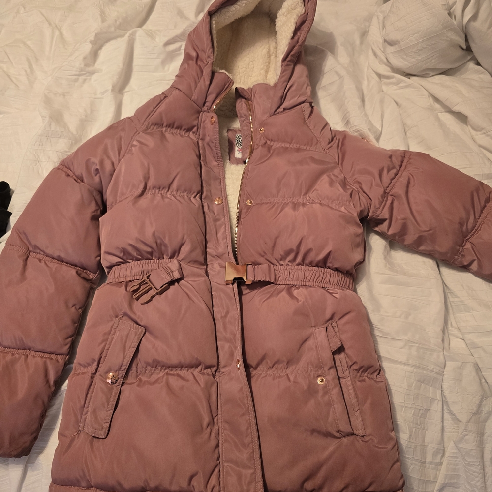 Kensie Girl Cream Sherpa Jacket